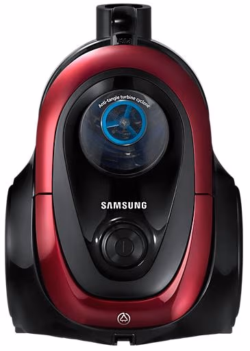 Aspirator cu container Samsung VC18M21A0S1EV, 1800 W, 87 dB, Negru cu rosu 