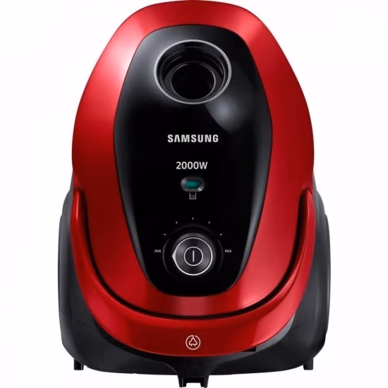 Aspirator cu sac Samsung VC20M253AWB/EV, 2000 W, 83 dB, Rosu cu negru 