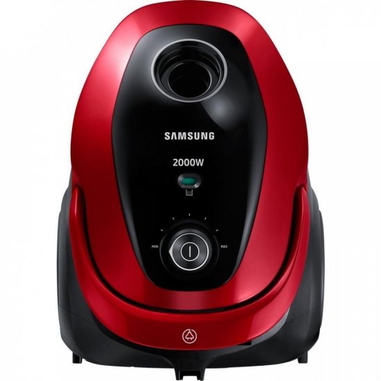 Aspirator cu sac Samsung VC20M253AWREV / 2000W / Rosu cu negru photo 1