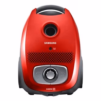 Пылесос с мешком Samsung VC24BVNJGRLEV, 2400 Вт, 75 дБ, Красный 
