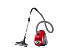 Aspirator cu sac Samsung VC24BVNJGRLEV, 2400 W, 75 dB, Rosu thumbnav 2