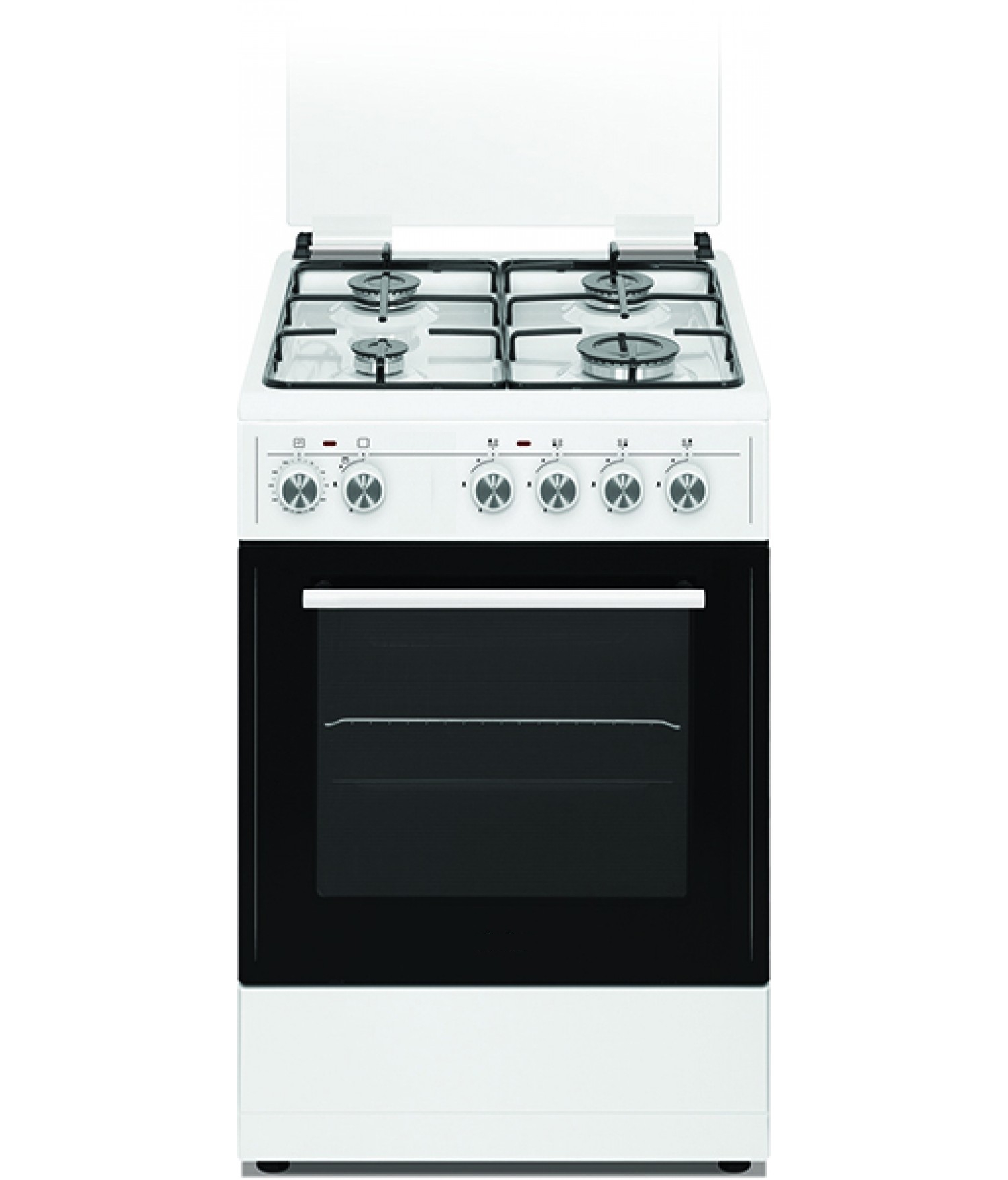 Газовая плита Eurolux 4402EW / 4 конфорок / 50 см / Белый photo 1 Газовая плита Eurolux 4402EW / 4 конфорок / 50 см / Белый photo 1