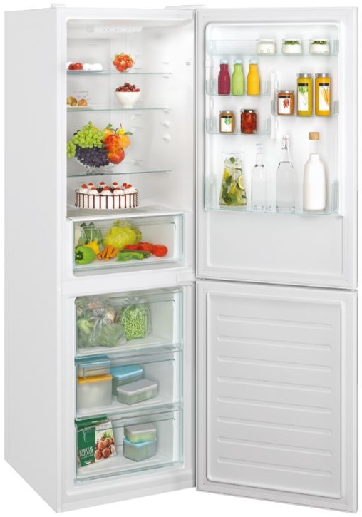 Frigider cu doua usi Candy CCE4T618EW / 341 l / 185 cm / E / Alb photo 5