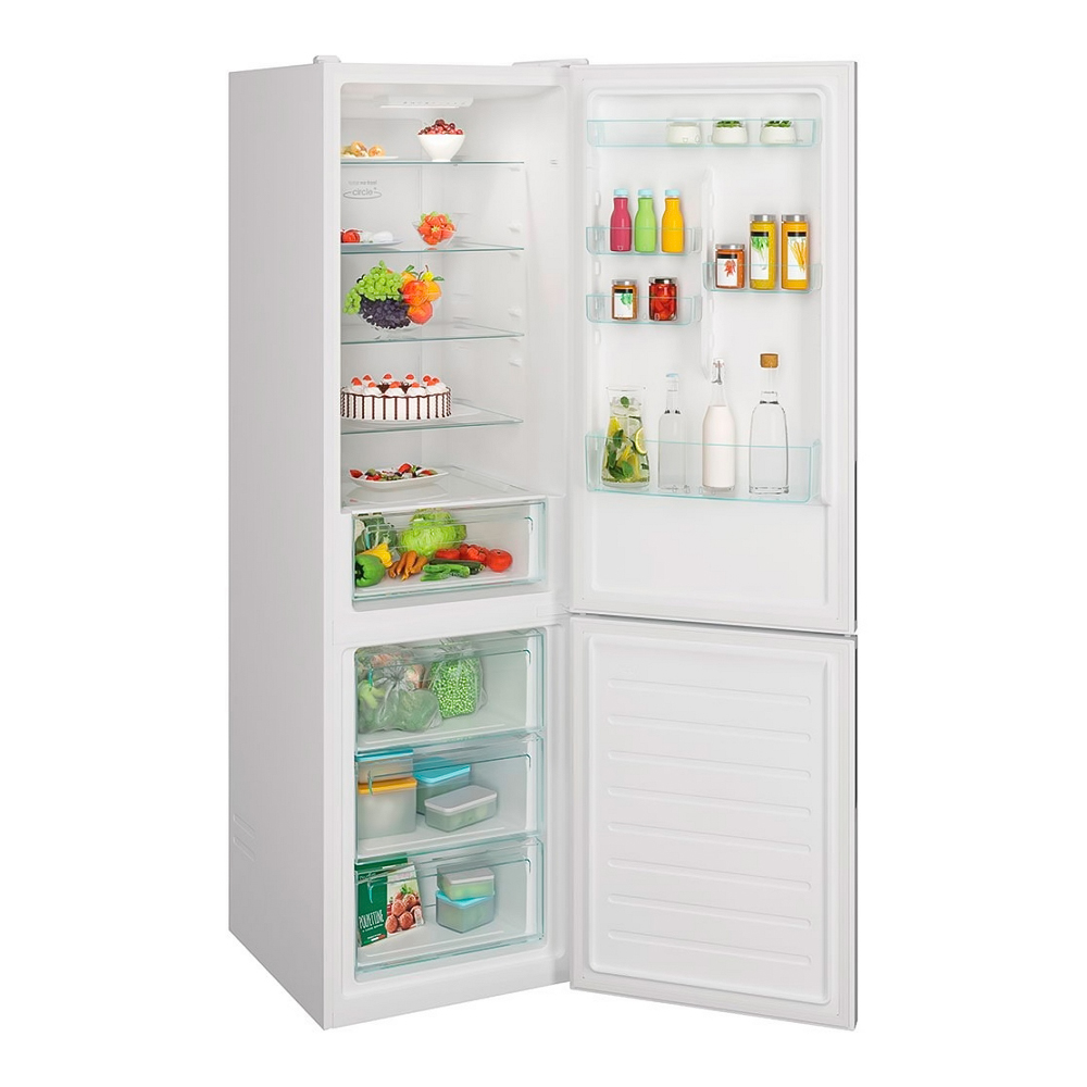 Frigider cu doua usi Candy CCE4T620EW / 377 l / 200 cm / E / Alb photo 2
