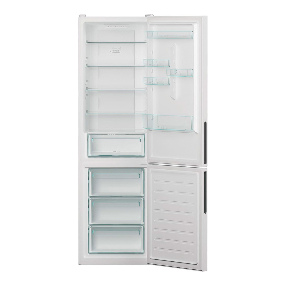 Frigider cu doua usi Candy CCE4T620EW / 377 l / 200 cm / E / Alb photo 4