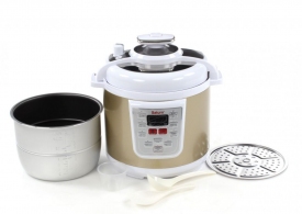 Multifierbator Saturn STMC9184new, 900 W, 9 programe, Alb-bej thumbnav 4