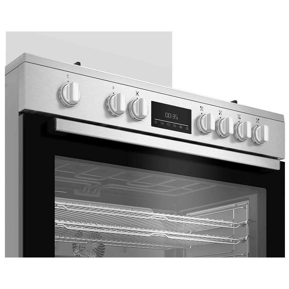 Газовая плита Beko BGM11226EX / 5 конфорок / 60 см / Нержавеющая сталь photo 5