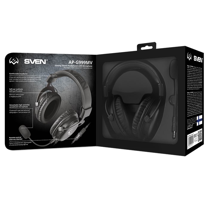 Наушники Sven Black / Игровой / Black photo 5