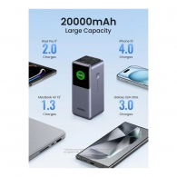 Acumulator extern Ugreen Airline Approved 20000mAh 130W Grey (35524B) thumbnav 2
