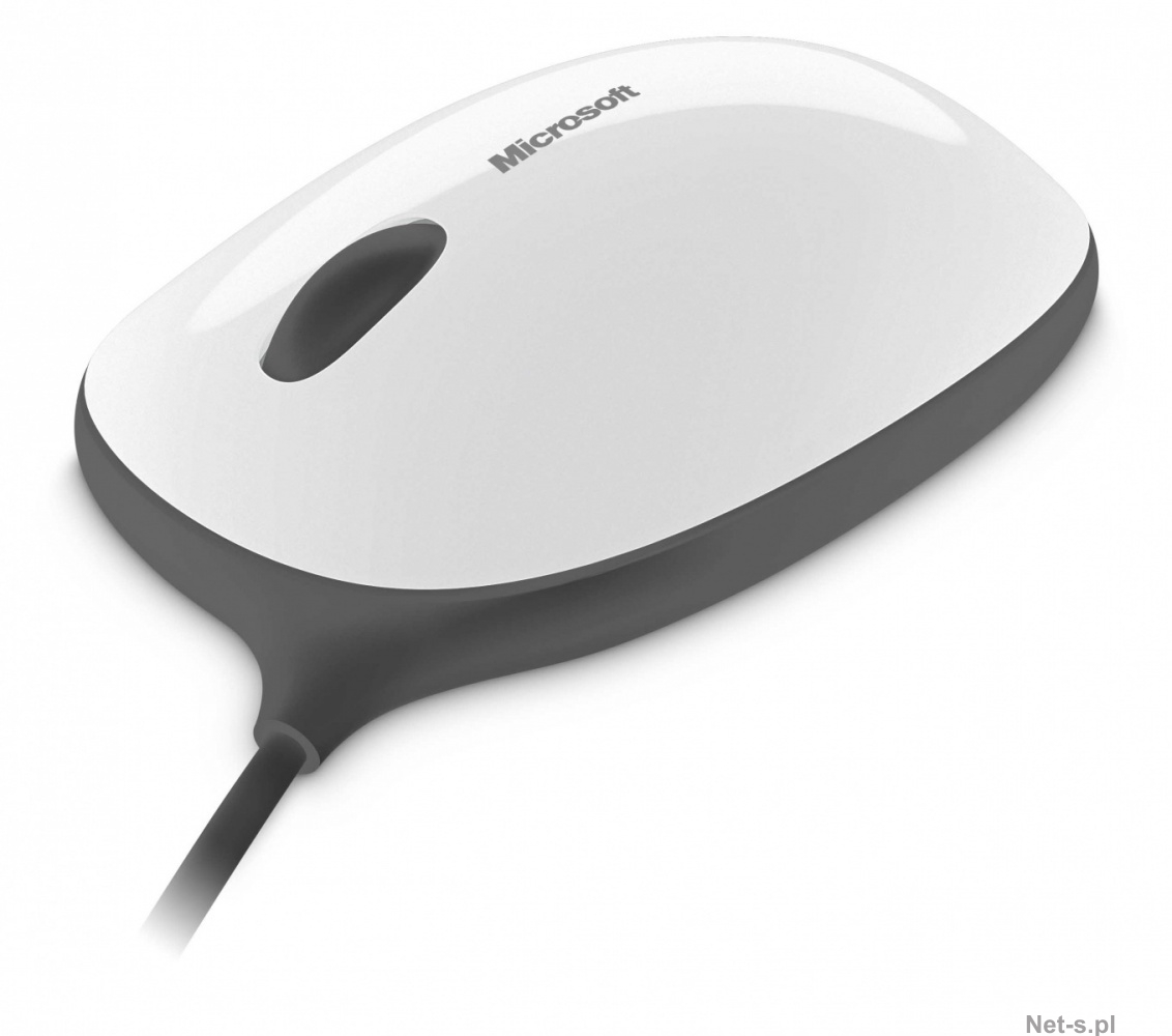 Mouse Microsoft Express Whait- Grey Alb / Optic / Alb photo 1