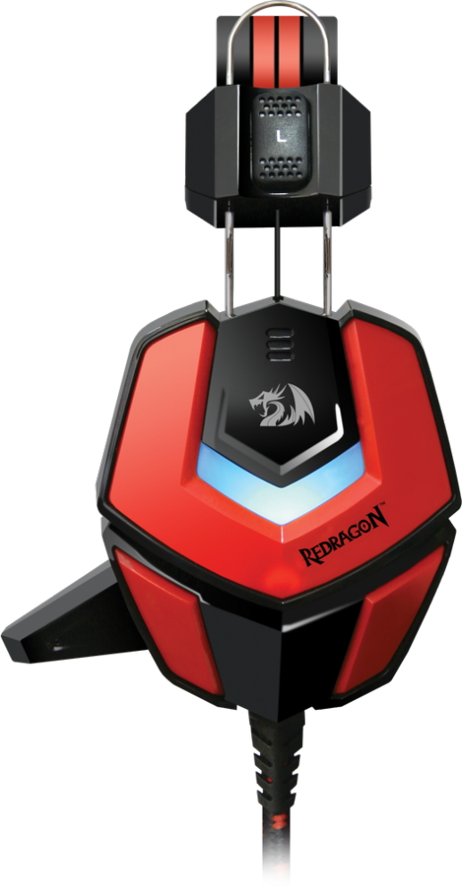 Наушники ReDragon Красный Проводные / Игровой / Красный photo 3