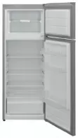 Холодильник с верхней морозильной камерой Heinner HFV213SF+, 212 л, 140 см, F (A+), Серебристый