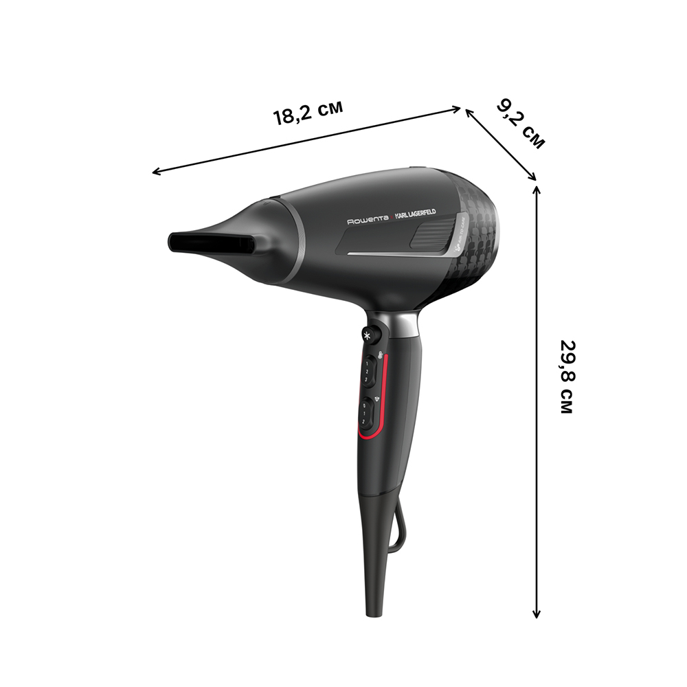 Uscator de par Rowenta CV888LF0 2200W Negru photo 6