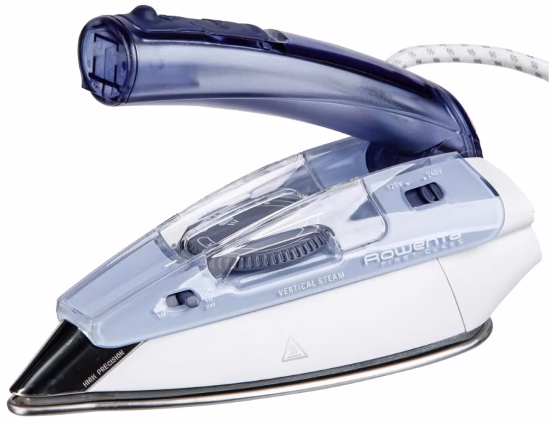 Утюг дорожный Rowenta DA1510F1, 100 мл, Белый/Синий 