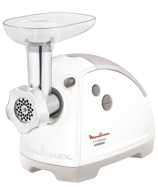 Tocator carne cu cilindru rotativ Moulinex ME626TXF2, 2.6 kg/min, 2000 W, Alb photo 1 Tocator carne cu cilindru rotativ Moulinex ME626TXF2, 2.6 kg/min, 2000 W, Alb photo 1