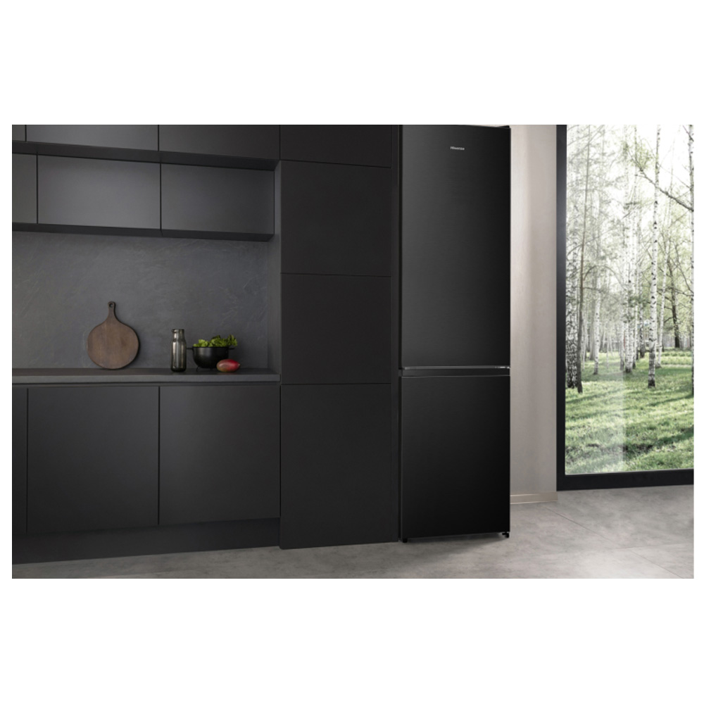 Frigider cu doua usi Hisense RB440N4AFA / 336 l / 201.7 cm / A / Negru photo 2