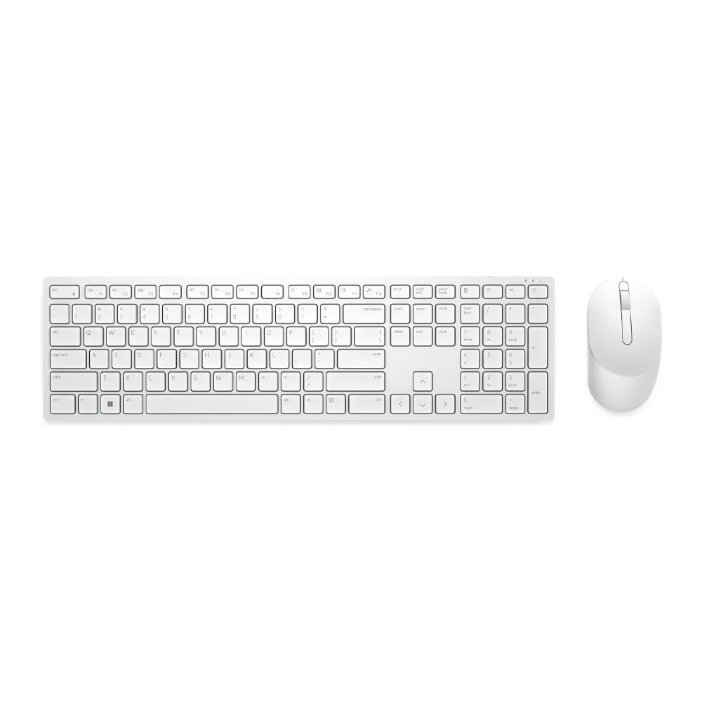 Клавиатура + мышь беспроводная Dell 580-AKFB KM5221W, White