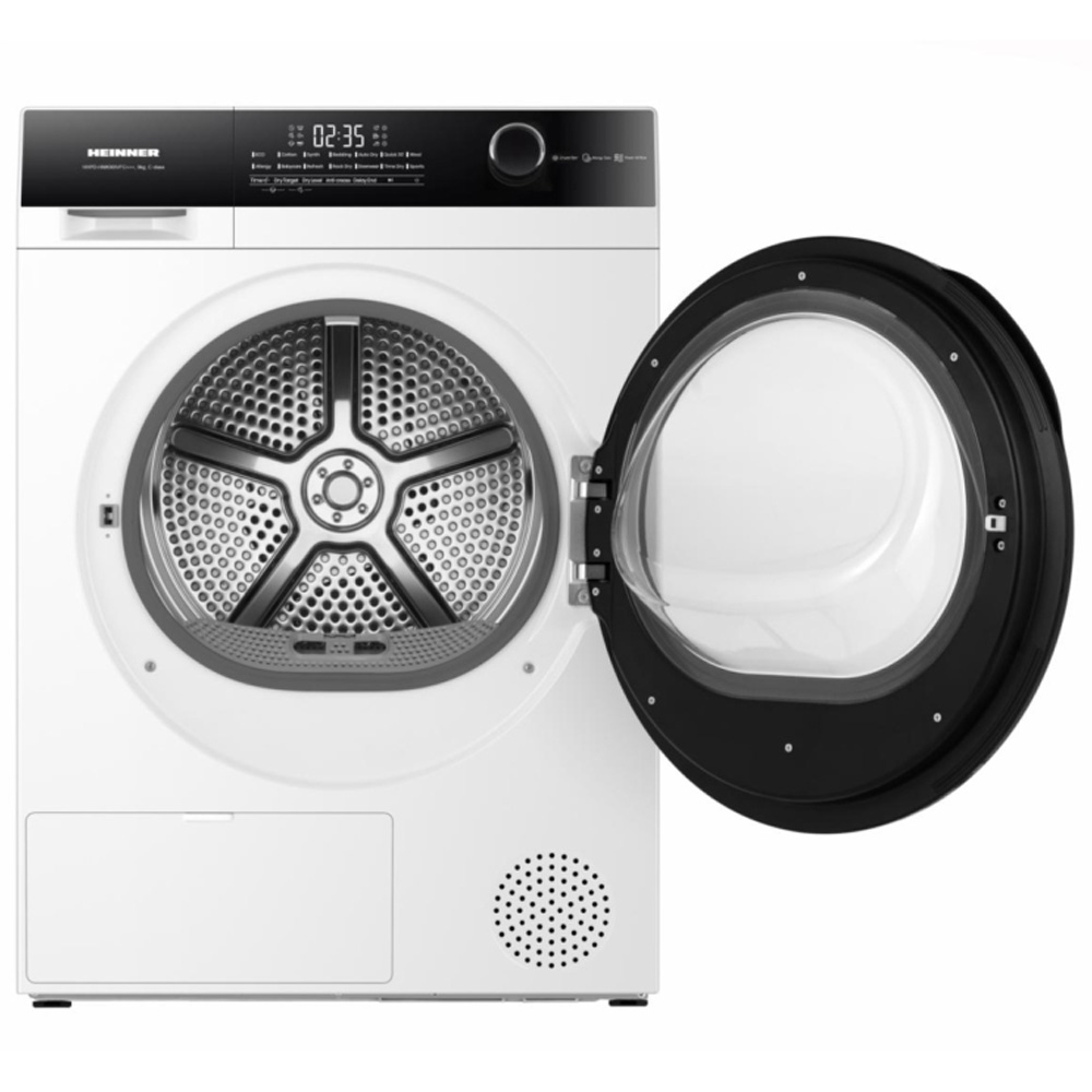 Masina de uscat rufe Heinner HHPD-HMK90IVFC++ / 9 kg / C / Alb photo 2