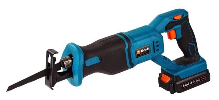 Аккумуляторная сабельная пила Bort BRS18LiFD Китай photo 2