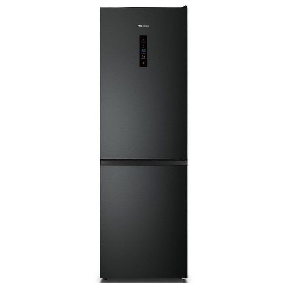 Холодильник двухдверный Hisense RB390N4CFD / 304 л / 186 см / D / Черный photo 1 Холодильник двухдверный Hisense RB390N4CFD / 304 л / 186 см / D / Черный photo 1
