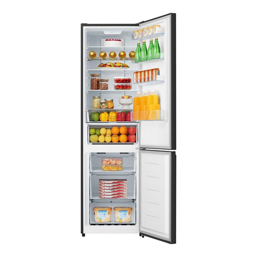 Frigider cu doua usi Hisense RB440N4AFD / 336 l / 200.3 cm / D / Negru photo 3