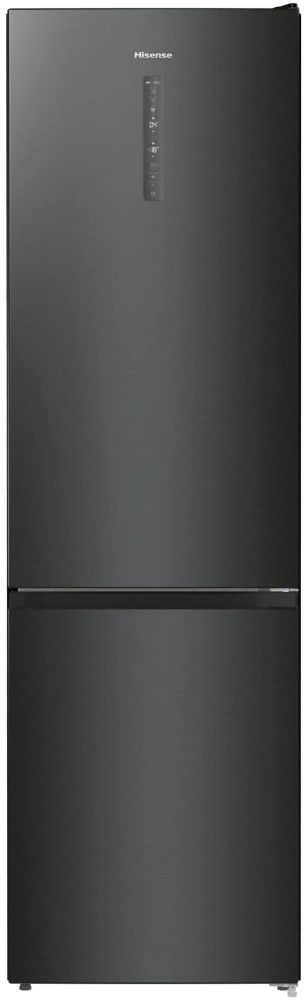Холодильник двухдверный Hisense RB470N4BFD / 361 л / 200 см / E / Черный photo 1
