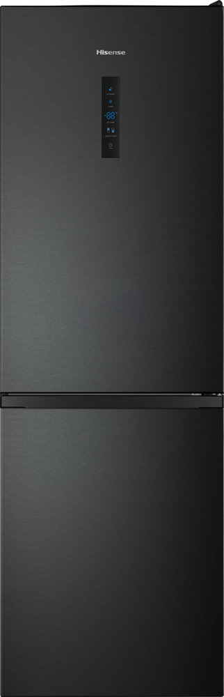 Холодильник двухдверный Hisense RB395N4BFE / 304 л / 186 см / E / Черный photo 1