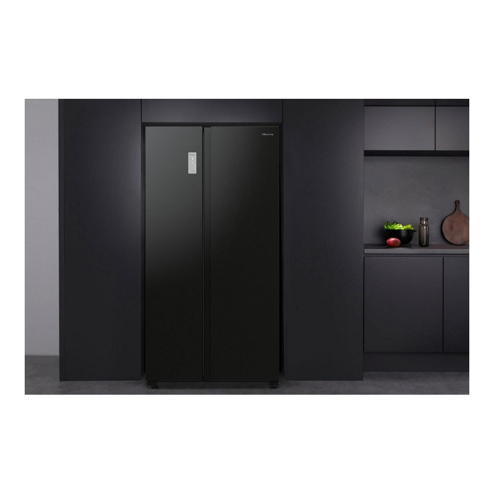 Frigider Side-by-Side Hisense RS711N4AFE / 547 l / 178.6 cm / G / Negru photo 3
