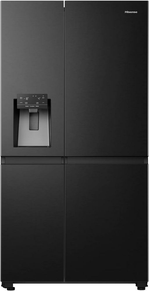 Frigider Side-by-Side Hisense RS818N4TFE / 632 l / 179 cm / E / Negru photo 1 Frigider Side-by-Side Hisense RS818N4TFE / 632 l / 179 cm / E / Negru photo 1