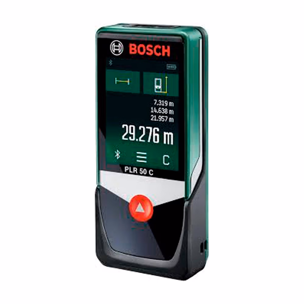 Set de telemetru cu laser si nivelare Bosch PLR 50C Telemetru laser + PLL 5 , 06159940FG 