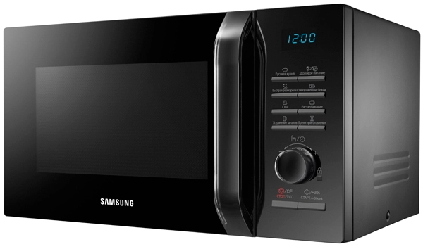 Микроволновая печь  Samsung MS23H3115FK/BW, 23 л, 800 Вт, Черный