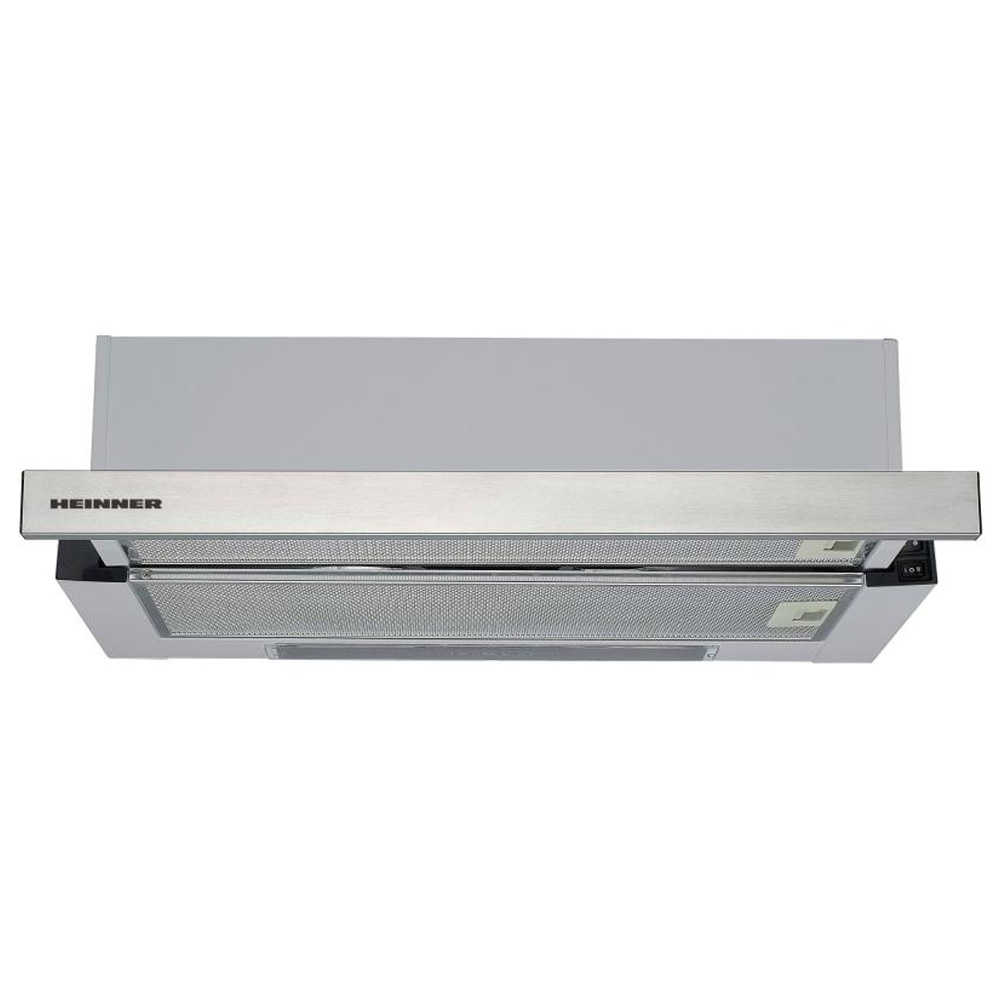 Вытяжка Heinner HTCH-440FS / Телескопическая / До 12 кв.м / Нержавеющая сталь photo 1