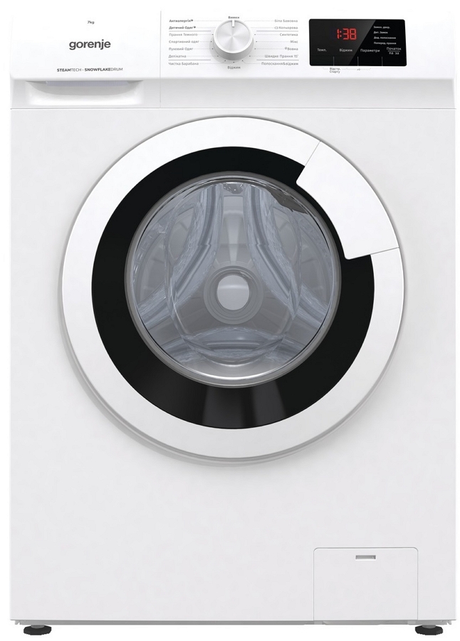 Стиральная машина Gorenje WHE72SFS 7 кг / 1200 об/мин / A+++ / Белый photo 1 Стиральная машина Gorenje WHE72SFS 7 кг / 1200 об/мин / A+++ / Белый photo 1