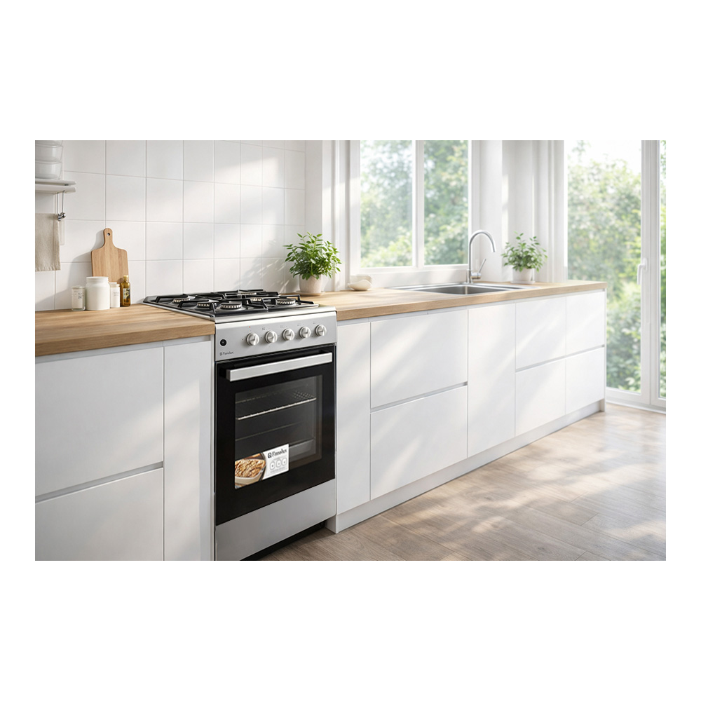 Газовая плита Eurolux KLG5640IFX / 4 конфорок / 50 см / Нержавеющая сталь photo 6