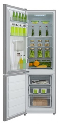 Frigider cu doua usi Midea SB180NFX / 262 l / 180 cm / A+ / Gri photo 3