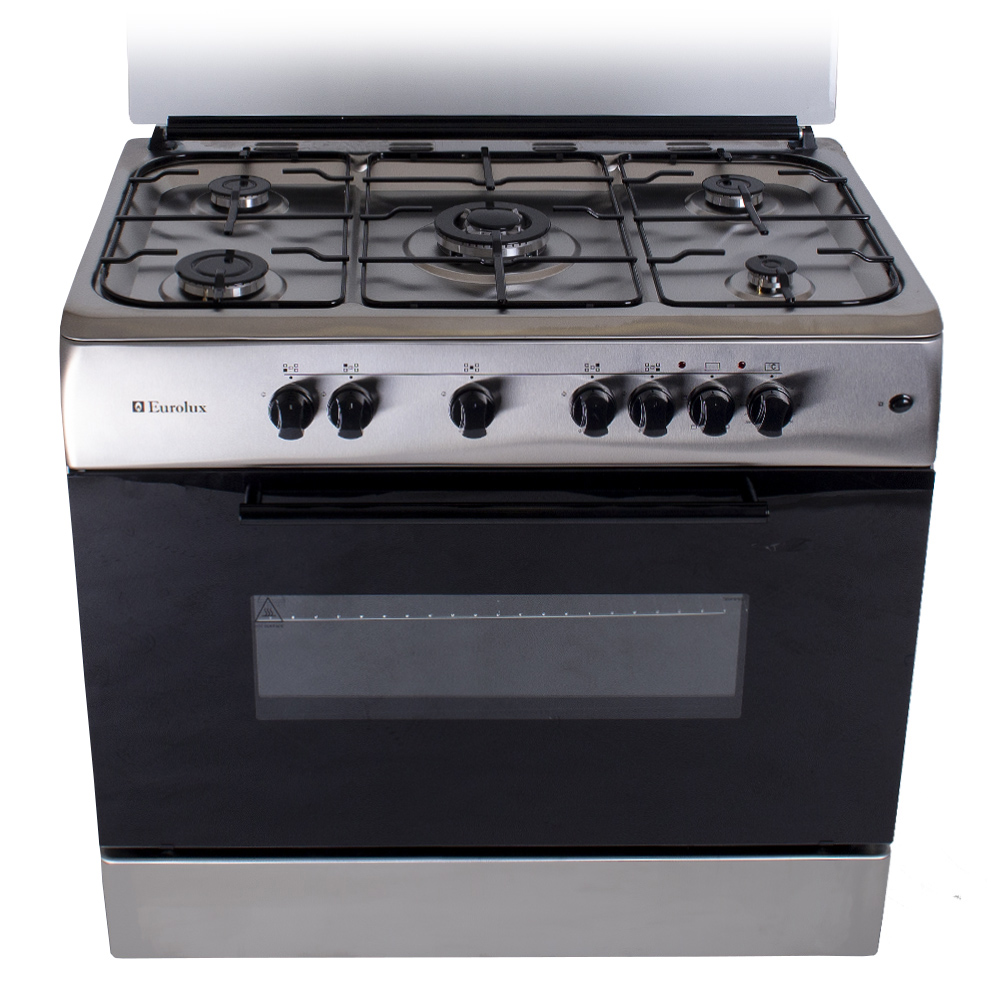Plita de gaz Eurolux TE6950IFX / 5 arzatoare / 90 cm / Inox photo 1 Plita de gaz Eurolux TE6950IFX / 5 arzatoare / 90 cm / Inox photo 1