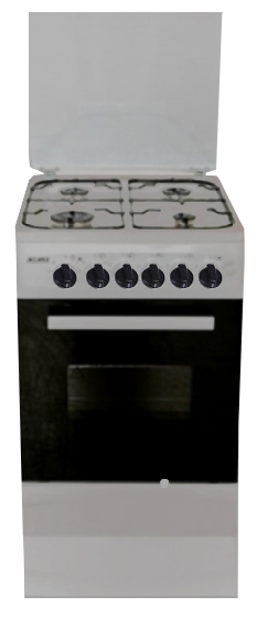 Газовая плита Eurolux TG5640IFX / 4 конфорок / 50 см / Белый photo 1