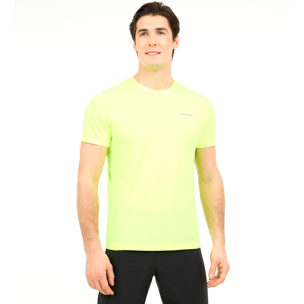 Футболка мужская Demix Men running T-shirt L Желтый photo 3