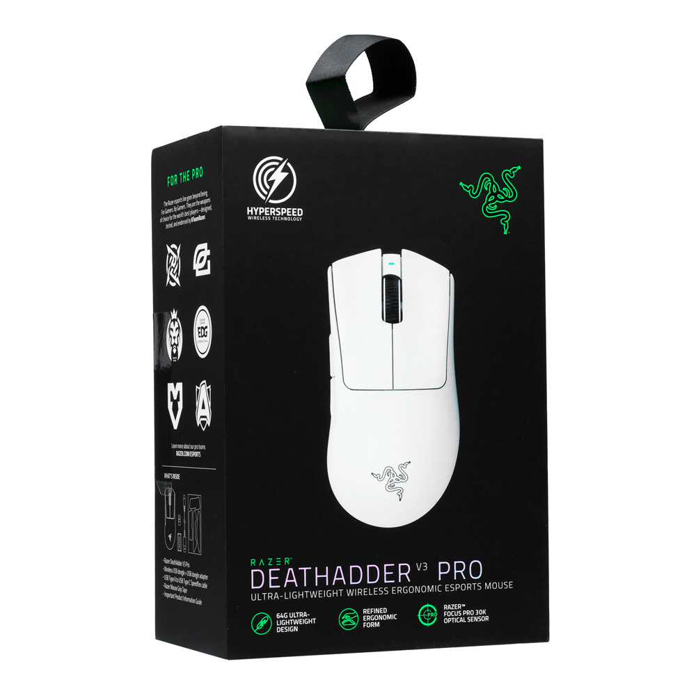 Mouse fara fir Razer DeathAdder V3 Pro White Edition photo 8