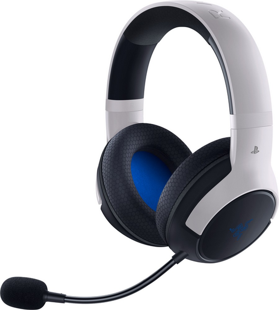 Наушники Razer Kaira HyperSpeed - PlayStation Licensed Белый-черный Беспроводные / Игровой / Белый-черный photo 1