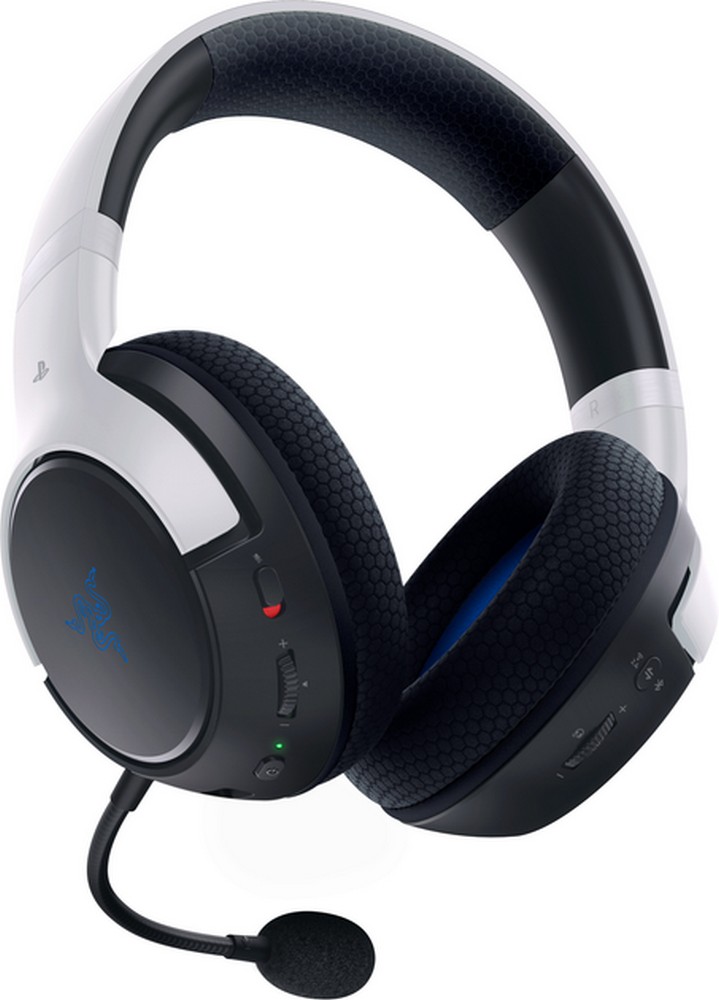 Наушники Razer Kaira HyperSpeed - PlayStation Licensed Белый-черный Беспроводные / Игровой / Белый-черный photo 2