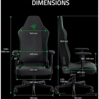 Scaun gaming Razer Iskur V2 X Black RZ38-05310100-R3G1 thumbnav 8