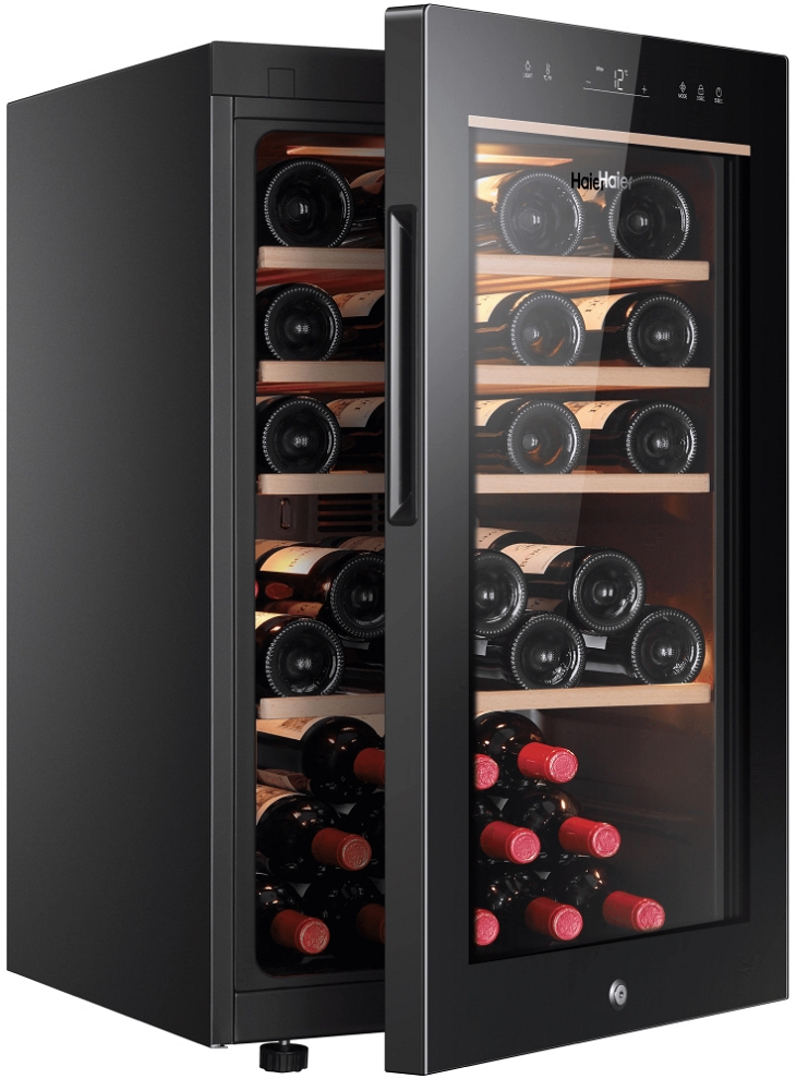 Frigider de vin Haier FWC49GA / 49 sticle / 82 cm / A / Negru photo 5