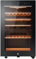 Винный холодильник Haier FWC49GA, 49 бутылок, 82 см, A, Черный