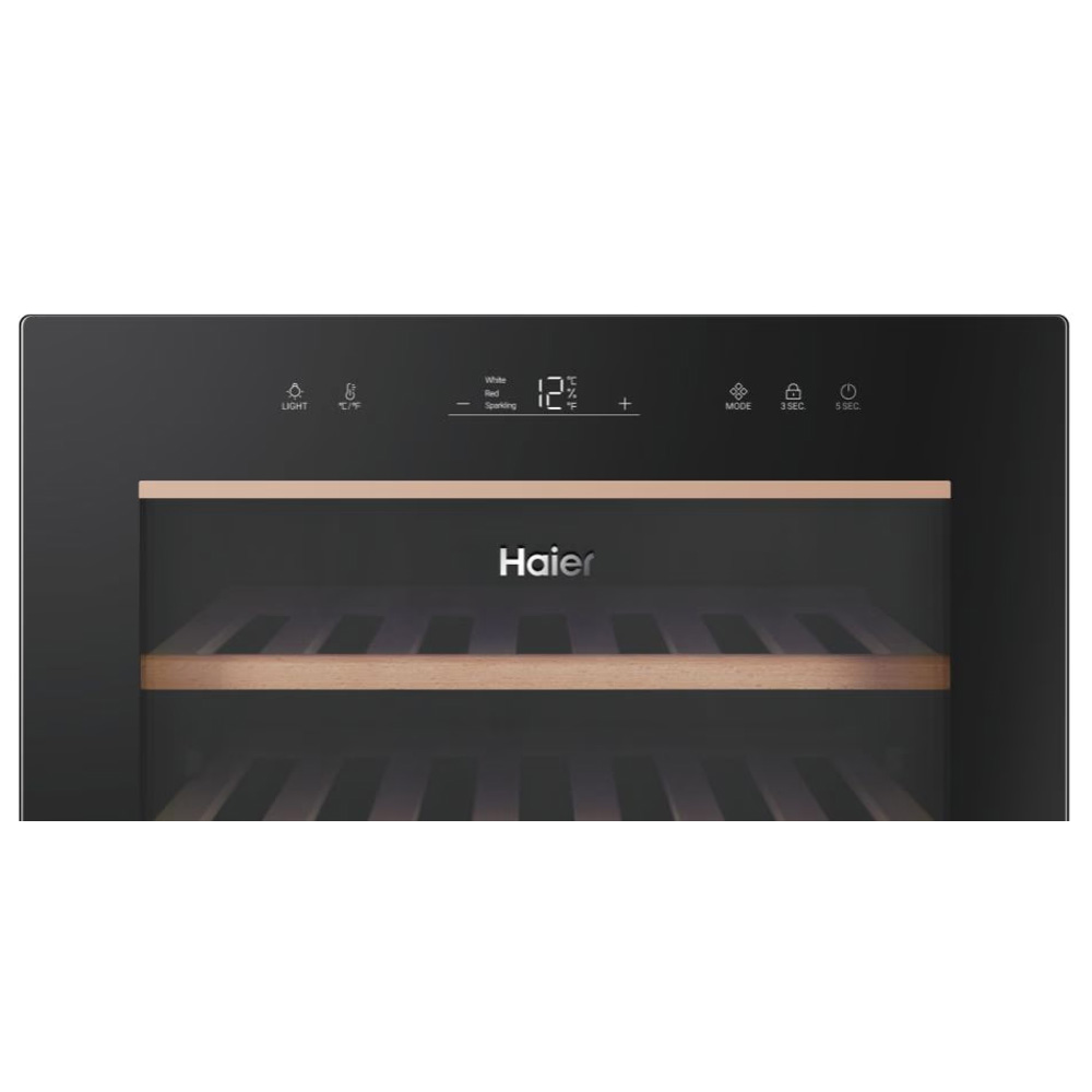 Винный холодильник Haier HWS49GA / 49 бутылок / 82 см / F / Черный photo 4