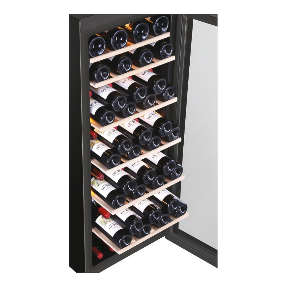 Frigider de vin Haier HWS84GA / 84 sticle / 127 cm / G / Negru photo 5