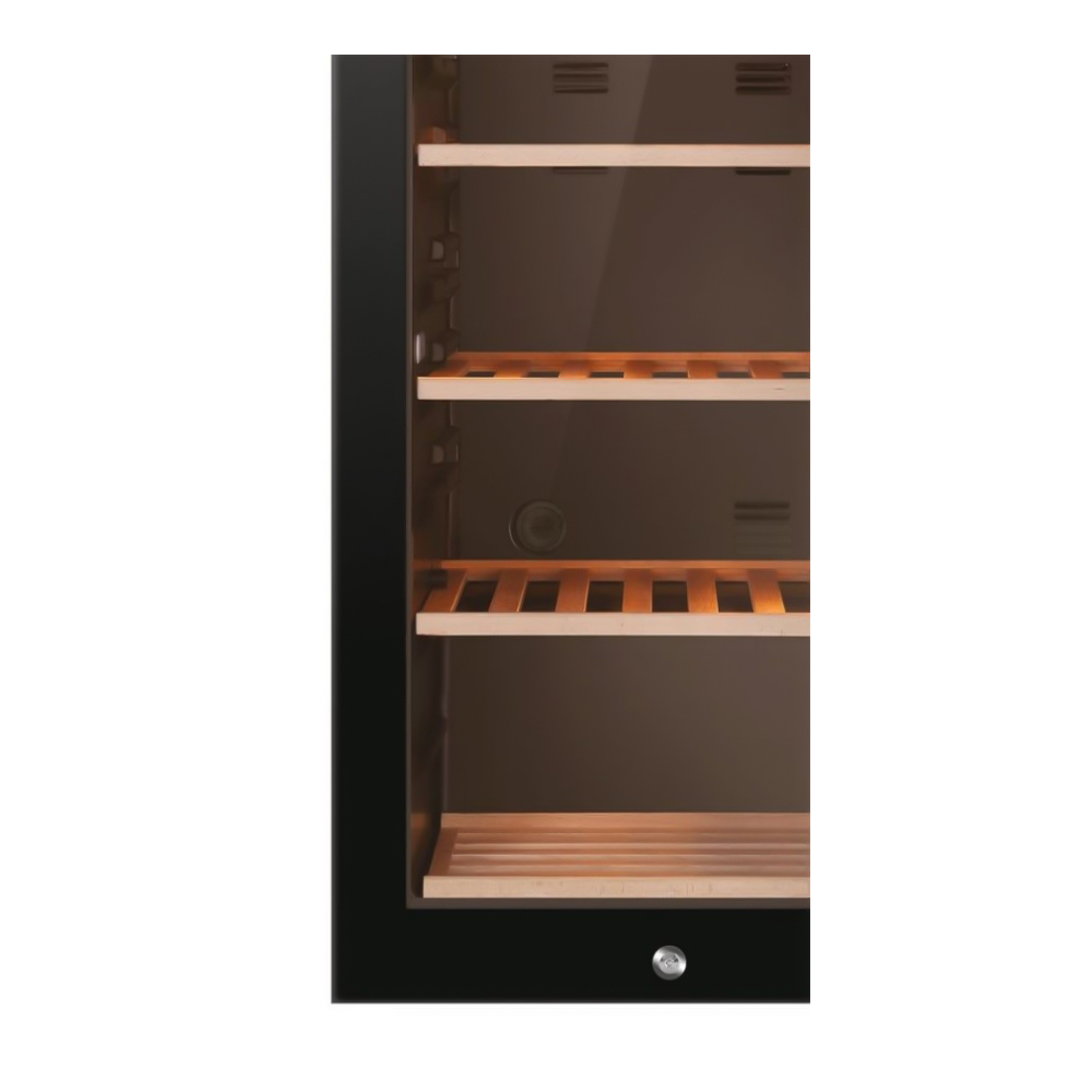 Frigider de vin Haier HWS84GA / 84 sticle / 127 cm / G / Negru photo 6