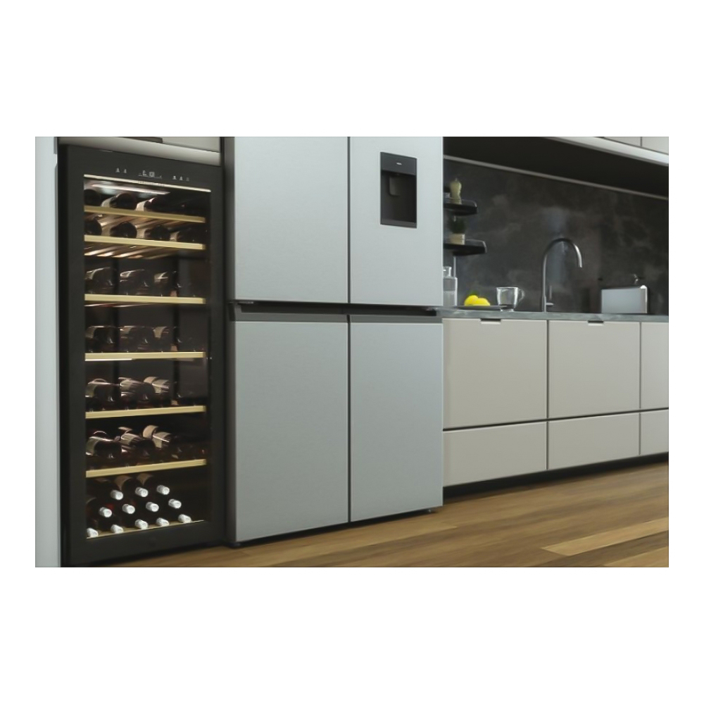Frigider de vin Haier HWS84GA / 84 sticle / 127 cm / G / Negru photo 7