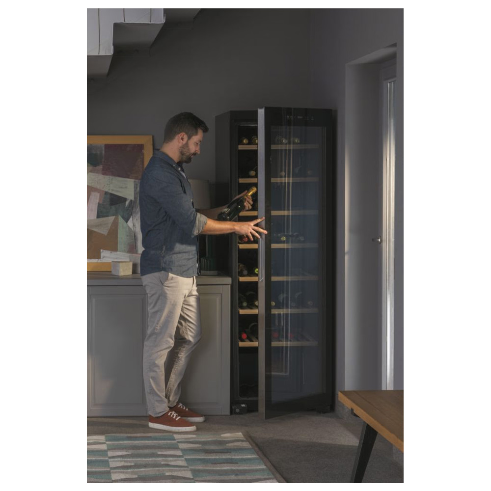 Frigider de vin Haier WS171GA / 166 sticle / 185 cm / G / Negru photo 6