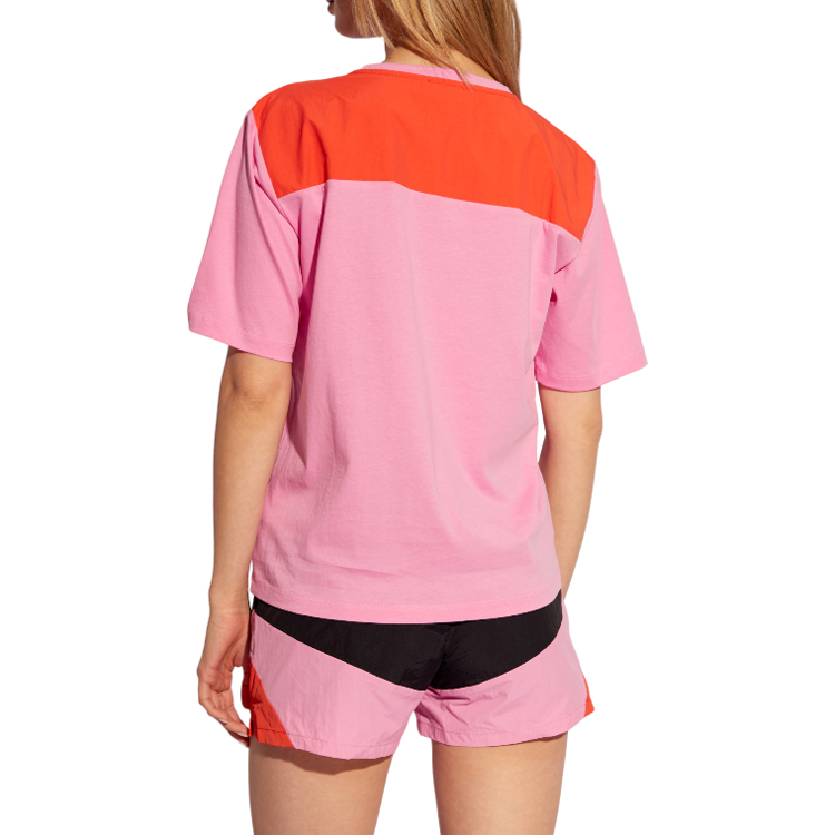 Tricou EA7 EMPORIO ARMANI T-SHIRT XXS Roz-rosu Femei photo 5
